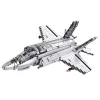 LEAN TOYS F-35 Lightning II taistelulentokone rakennuspalikat harmaa 1490 osaa