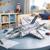 LEAN TOYS F-35 Lightning II taistelulentokone rakennuspalikat harmaa 1490 osaa