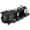 LEAN TOYS Classic Locomotive esteentunnistus savu valo ääni musta