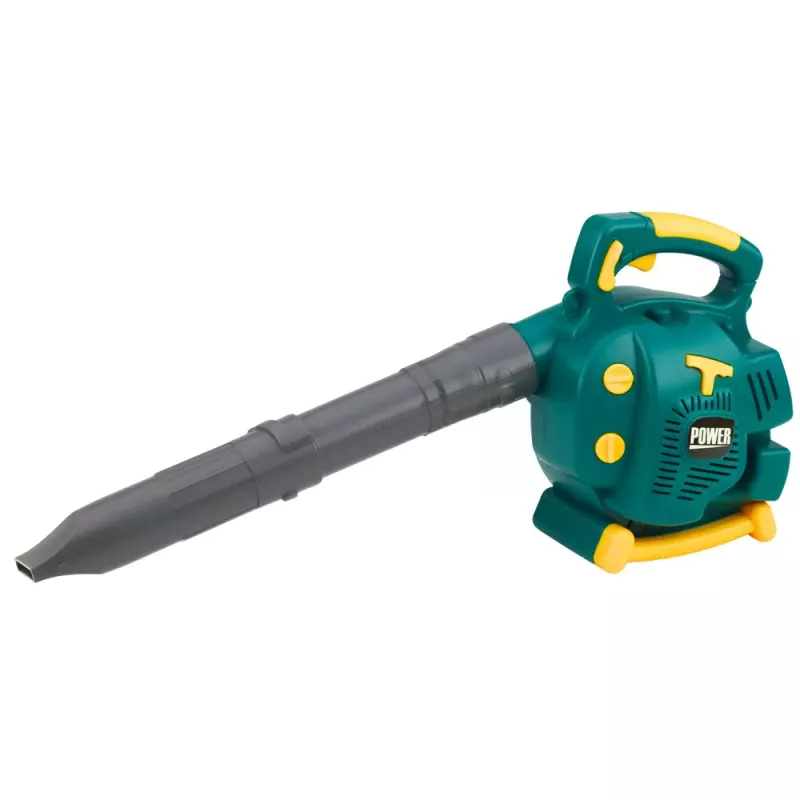 LEAN TOYS puutarhan lehtipuhallin lapsille, puhaltaa ääniä, vihreä