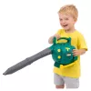 LEAN TOYS puutarhan lehtipuhallin lapsille, puhaltaa ääniä, vihreä