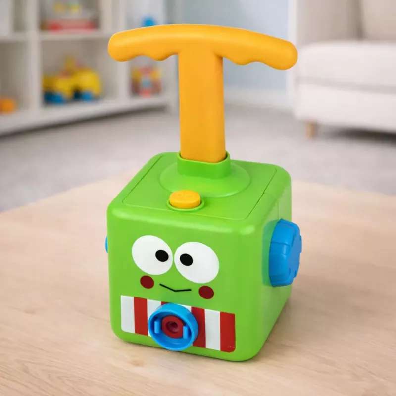 LEAN TOYS pallonlaukaisin auto sammakko, opettavainen lelu lapsille