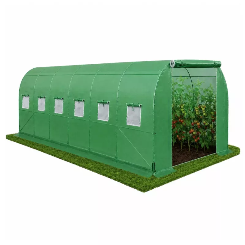 LEAN kasvutunneli, puutarha, kasvihuone PRO, runko 25MM, 10x3x2M, 30M²