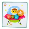 LEAN TOYS Creative Geometric Puzzle Mosaic Gears Puzzle 25 kpl
