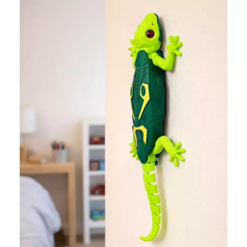 LEAN TOYS RC gekko lisko seinäkävely 360° vihreä