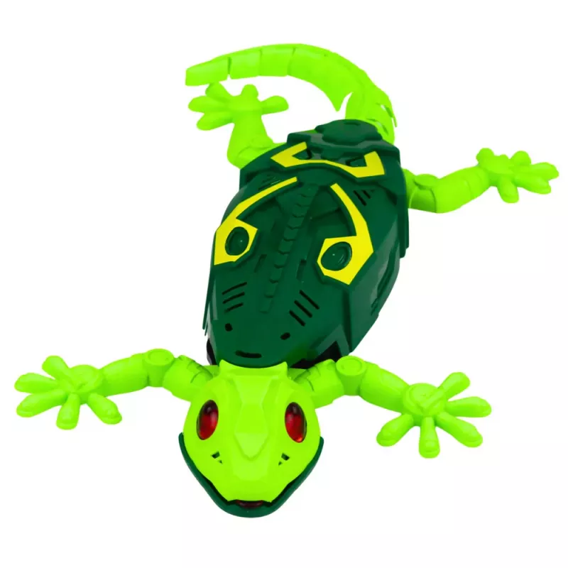 LEAN TOYS RC gekko lisko seinäkävely 360° vihreä
