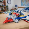 LEAN TOYS robottitaistelija Combat 2 in 1 valot äänet punainen-sininen 29 kpl