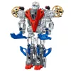 LEAN TOYS robottitaistelija Combat 2 in 1 valot äänet punainen-sininen 29 kpl
