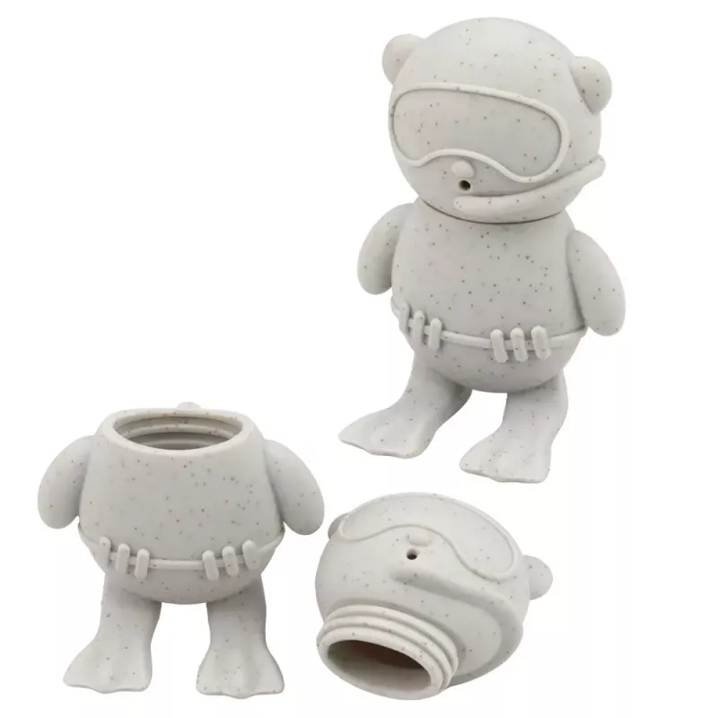 LEAN TOYS opetukselliset kylpykylpylelut sensoriset kumihahmot pastelli 4 kpl