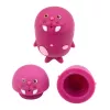 LEAN TOYS Educational Bath Toys Sensory Rubber Figures Pastel 6 kpl