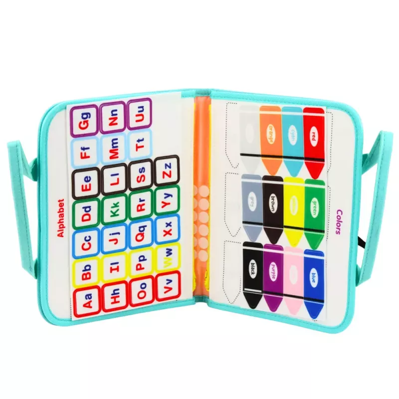 LEAN TOYS tunto kirja huovasta opetuksellinen sensorinen merenneito-salkku