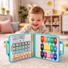 LEAN TOYS tunto kirja huovasta opetuksellinen sensorinen merenneito-salkku