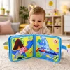 LEAN TOYS 3D huopa sensorinen opetuskirja dinosaurukset