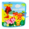 LEAN TOYS 3D huopa sensorinen opetuskirja dinosaurukset
