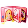 LEAN TOYS 3D huopa prinsessa pinkki sensorinen opetuskirja