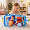 LEAN TOYS 3D huopa sensorinen opetuskirja Nooan arkki eläimet