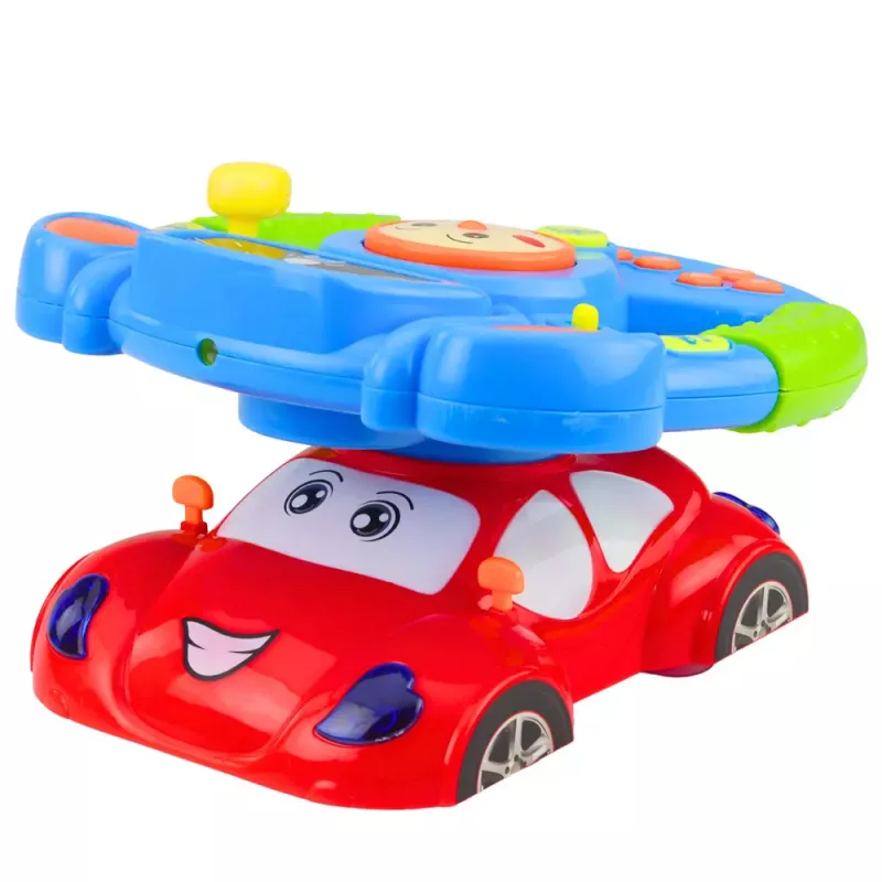 LEAN TOYS opetuksellinen interaktiivinen musiikillinen ohjauspyöräsimulaattori projektorilla