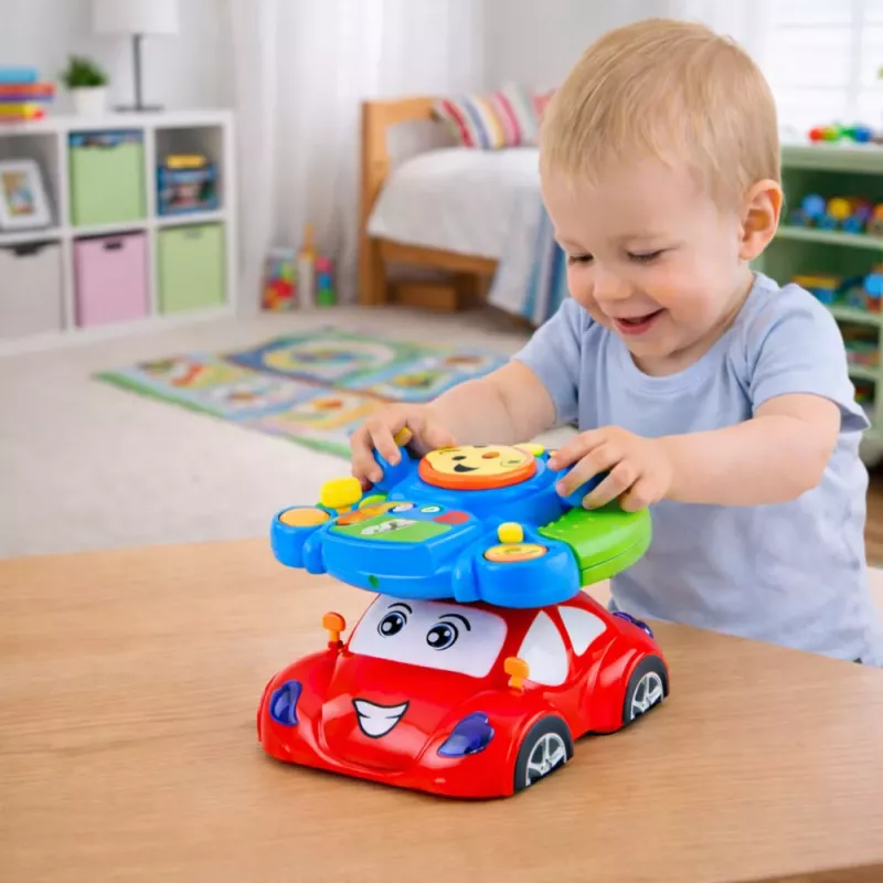 LEAN TOYS opetuksellinen interaktiivinen musiikillinen ohjauspyöräsimulaattori projektorilla