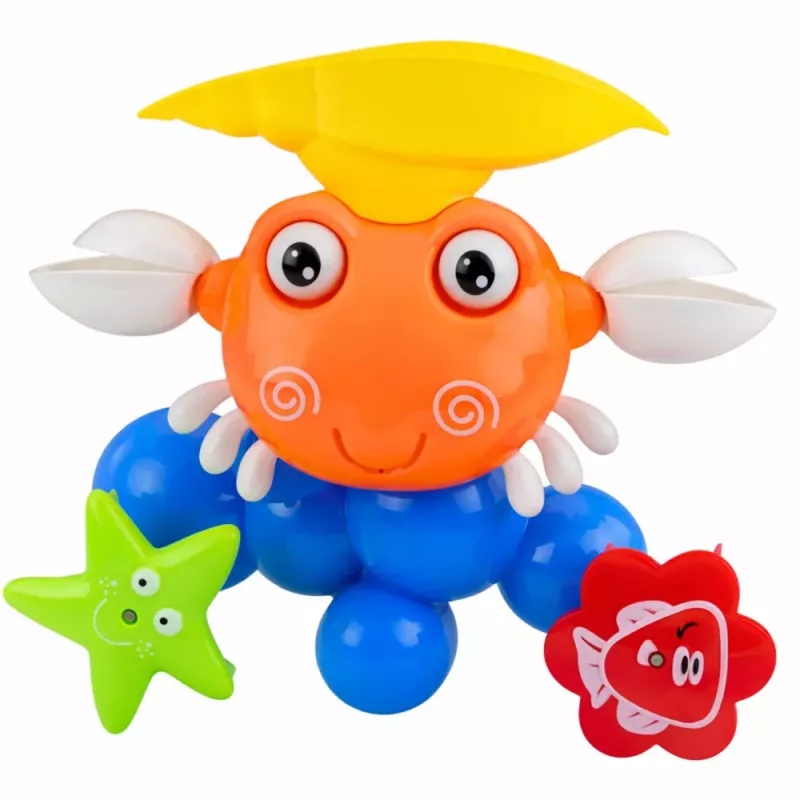 LEAN TOYS rapu-kylpysetti suihkulähde interaktiivinen lelu imukupeilla