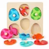 LEAN TOYS puupalapeli dinosaurukset munissa, opetuksellinen muistipeli