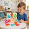 LEAN TOYS puupalapeli dinosaurukset munissa, opetuksellinen muistipeli