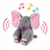 LEAN TOYS pehmoelefantti interaktiivinen liikuttaa korvia soittaa melodioita kuckuck-peli