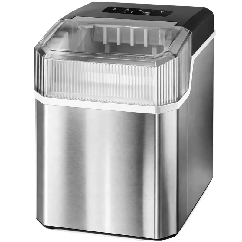 Extralink SmartLife Cube Ice Essential -jäätelöautomaatti 12kg/24h 2,2L musta/hopea
