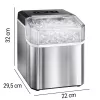 Extralink SmartLife Cube Ice Essential -jäätelöautomaatti 12kg/24h 2,2L musta/hopea