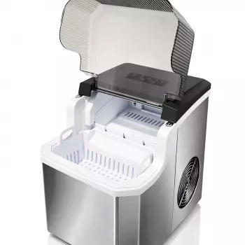 Extralink SmartLife Cube Ice Essential -jäätelöautomaatti 12kg/24h 2,2L musta/hopea