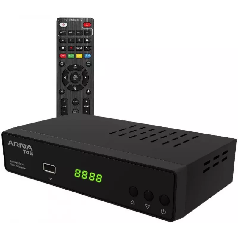 Ferguson Ariva T45 DVB-T2 HD digitaalinen TV-vastaanotin USB PVR:llä