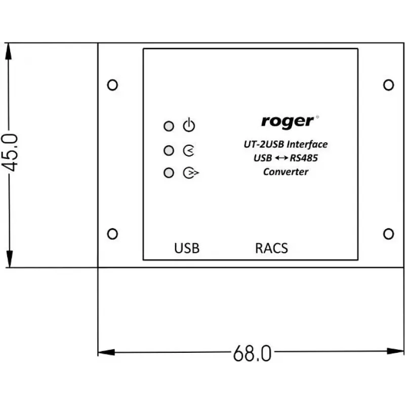ROGER UT-2 USB -liitäntä - ohjelmointikaapeli porttimoottoreille