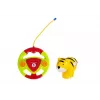LEAN TOYS Baby R/C lentokone ohjauspyöräkaukosäätimellä punainen