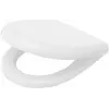 DEANTE Soft-Close WC-istuin D-muoto valkoinen duroplast Quick Release