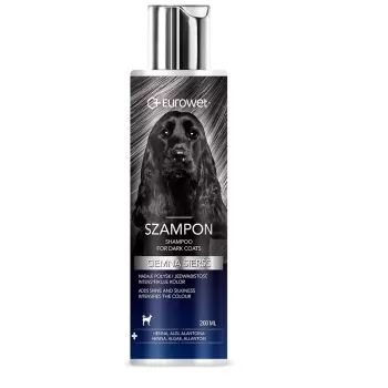 EUROWET Dark Coat shampoo koirille 200 ml