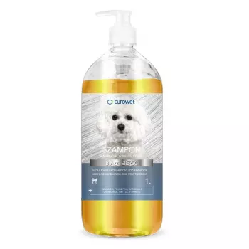 EUROWET White Coat Shampoo koirille - 1L