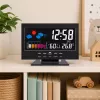 LEAN Digital Clock sisälämpömittarilla ja hygrometrillä LED-sääasema