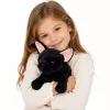 LEAN TOYS pehmolelu ranskalainen bulldoggi musta 22 cm