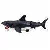 LEAN TOYS RC Shark kaukosäädin hai, liikuttaa häntää, valot, savuefekti, musta