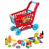 LEAN TOYS interaktiivinen supermarketti-ostoskärry skannerilla ja vaa'alla
