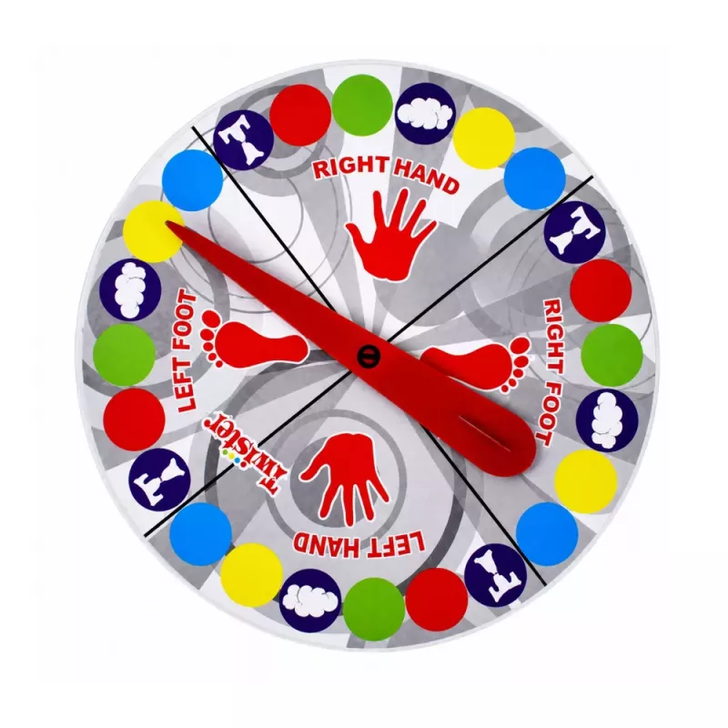 LEAN TOYS Twist taitopeli perheen liikuntamatto Social Randomizer