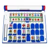 LEAN TOYS Memory Game Guess Who on Time kannettava tiimalasi lautapeli