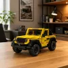 LEAN TOYS rakennuspalikat auto off-road-ajoneuvo Wrangler keltainen 746 osaa