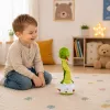 LEAN TOYS pehmo tanssikäärme interaktiivinen musiikkiäänet maskotti vihreä