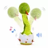 LEAN TOYS pehmo tanssikäärme interaktiivinen musiikkiäänet maskotti vihreä