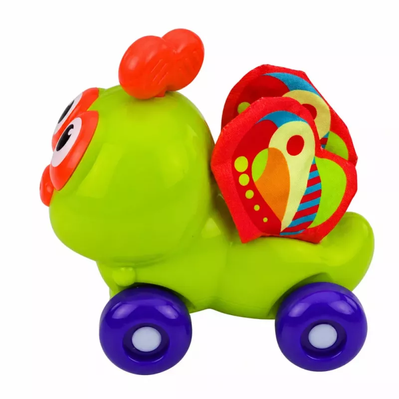 LEAN TOYS interaktiivinen mehiläinen sensorinen auto-lelu taaperoille vihreä