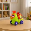 LEAN TOYS interaktiivinen mehiläinen sensorinen auto-lelu taaperoille vihreä