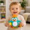 LEAN TOYS interaktiivinen lelu pingviini piano rumpu helmet helistinpallo