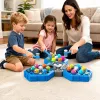 LEAN TOYS whack-a-mole olennot arcade-peli 3 pelaajalle, 3 tilaa, hehkuvat vasara