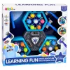 LEAN TOYS whack-a-mole olennot arcade-peli 3 pelaajalle, 3 tilaa, hehkuvat vasara