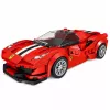 LEAN TOYS rakennuspalikat urheiluauto kilpa-auto vitriini punainen 364 osaa